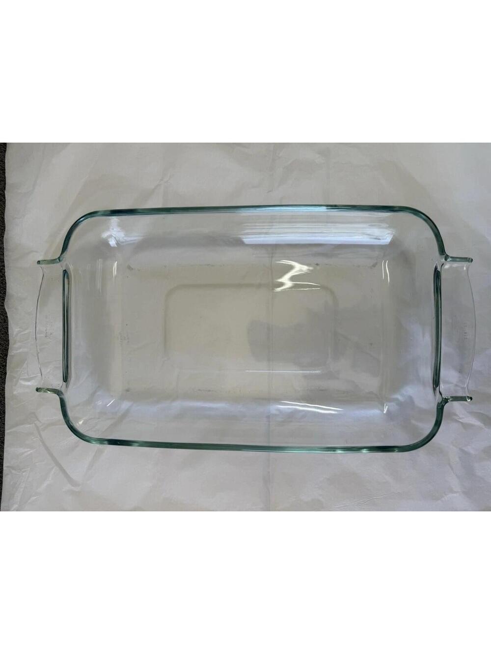 Vintage Pyrex France 1.8L Glass Baking Dish Roaster European Borosilicate